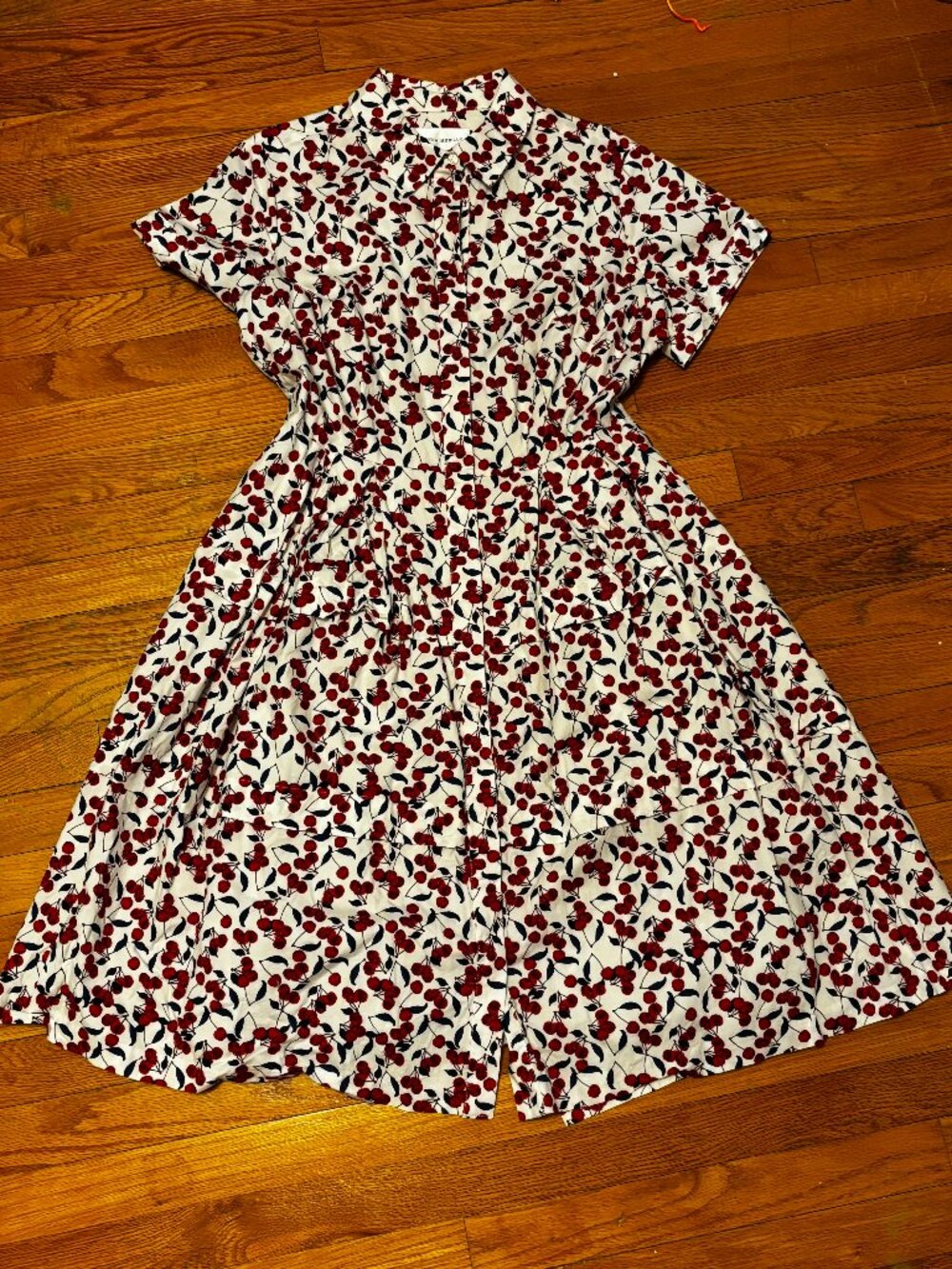 Modcloth Donna Morgan Retro Button Down Cherries Dress. Size 14W